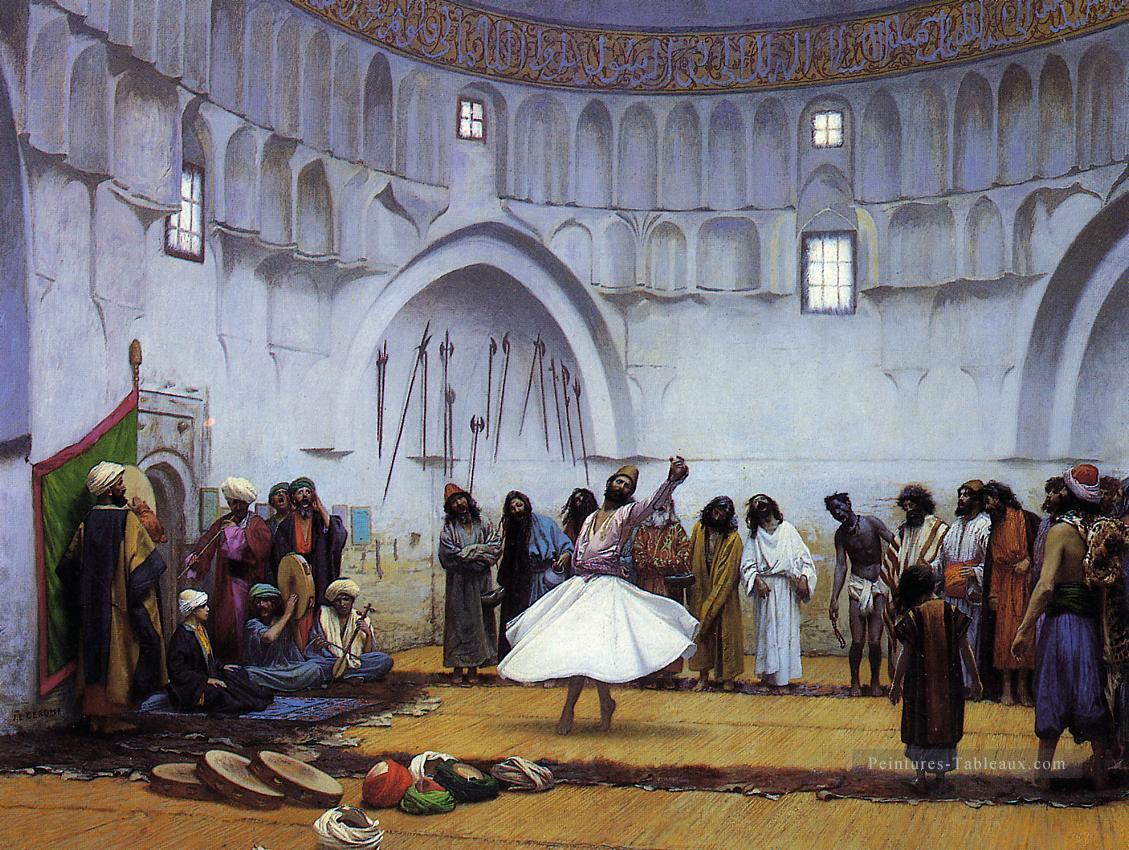 Derviches tourneurs grecs Orientalisme arabe Jean Léon Gérôme Peintures à l'huile